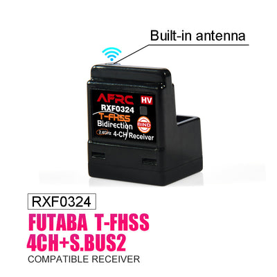 Receiver RXF0324 for FUTABA T-FHSS 4 channels - AFRC