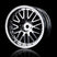 Jantes 10 spokes 2 ribs +5 Chrome - MST