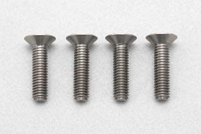 3x12 High precision flat head machined titanium screws - YOKOMO