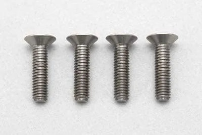 3x12 High precision flat head machined titanium screws - YOKOMO