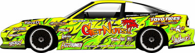 Sticker - complete decoration - Get Nuts green - BlackDrift