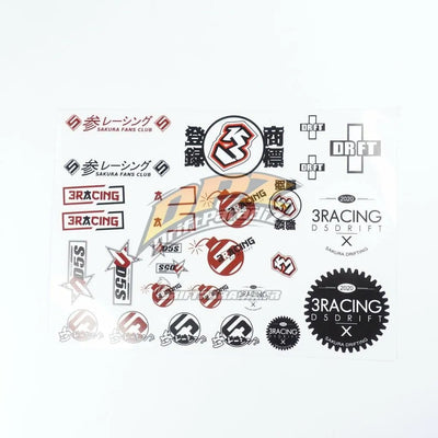 Stickers -2- 3Racing