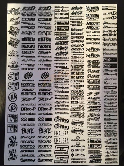 Stickers - Sponsors - 1 - BlackDrift