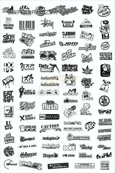 Stickers - Sponsors - 11 - BlackDrift