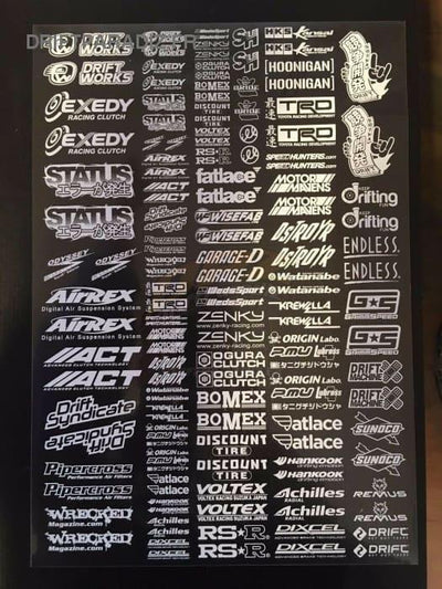 Stickers - Sponsors - 22 - BlackDrift