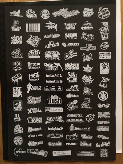 Stickers - Sponsors - 32 - BlackDrift