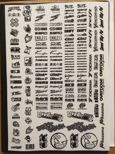 Stickers - Sponsors - 33 - BlackDrift