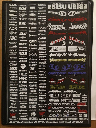 Stickers - Sponsors - 34 - BlackDrift