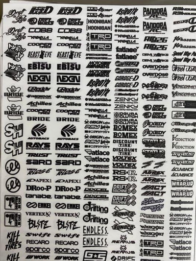Stickers - Sponsors small - 21 - BlackDrift
