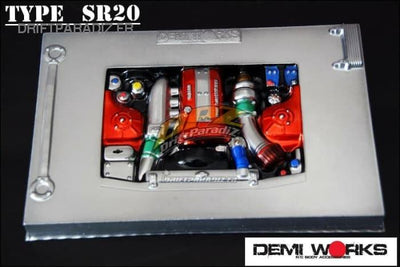 SR20 engine bay - Demi Works