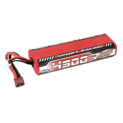 Lipo SportRacing 50C 4500mah 2S Stick battery - CORALLY
