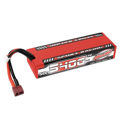 Lipo SportRacing 50C 5400mah 2S Stick battery - CORALLY