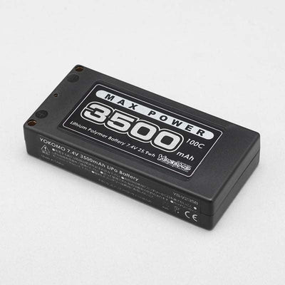 Short LIPO 3500mah 100C MAX POWER Battery - YOKOMO