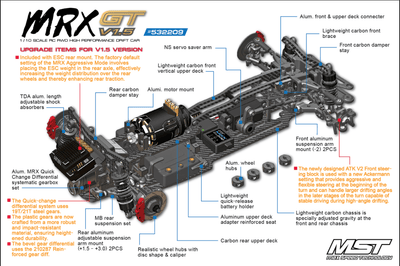 MRX GT V1.5 chassis kit - MST