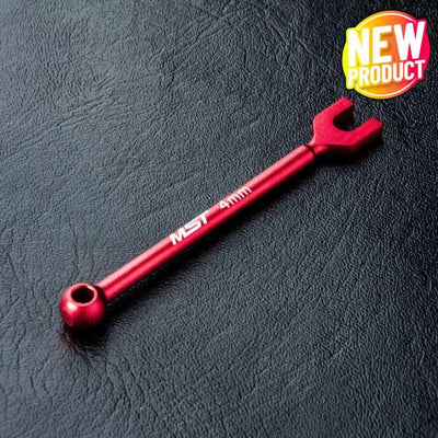 Red aluminium 4mm connecting rod wrench - MST