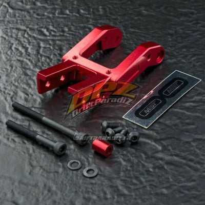 Integrated aluminium top plate connector Red - MST