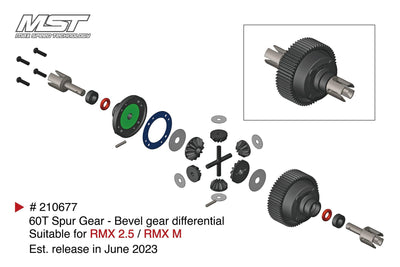 RMX 2.5 pinion differential - MST