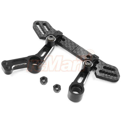 Wide-angle carbon and aluminum steering for YD2 - Yeah Racing