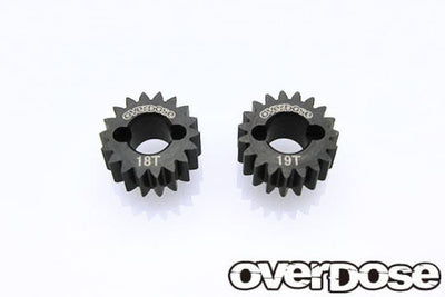 Gear kit (18T-19T/for GALM, XEX gear drive kit) - OVERDOSE
