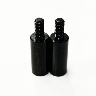 Male/Female threaded extensions 14mm Black M3 - TOPLINE