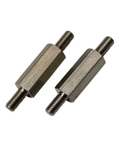 Male/Male threaded extensions - 14mm - stainless steel M3 - TOPLINE