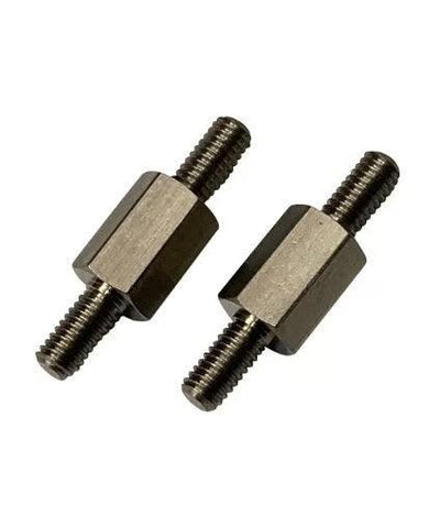 Male/Male threaded extensions - 8mm - stainless steel M3 - TOPLINE