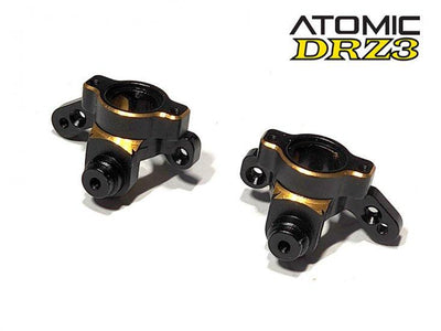 DRZ3 aluminum front spindles - Atomic RC