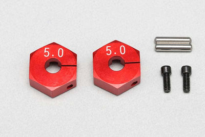 Hexagon 5mm Red aluminium - YOKOMO
