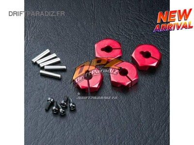 Hexagons Aluminium 4mm Red - MST