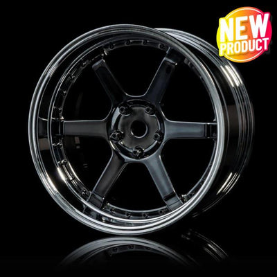 106 chrome/black chrome adjustable offset wheels - MST