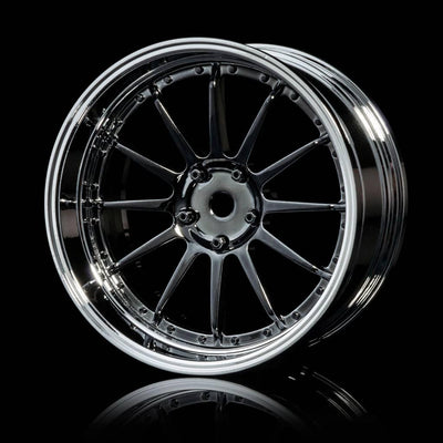 21 chrome/black chrome adjustable offset wheels - MST