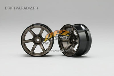 6-spoke HIGH TRACTION OFFSET 6 titanium wheels - YOKOMO