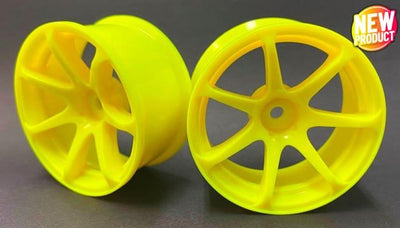 AVS model T7 Offset+5 wheels - Yellow - MIKUNI