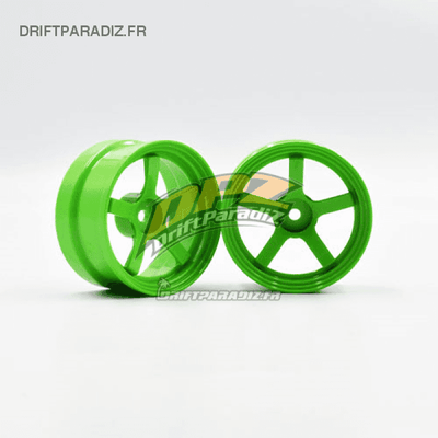DP5 Offset 6mm green rims - Rêve D