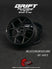 Feathery drift rims (2pcs) - Gloss black - +6mm - DS Racing