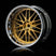 LM Offset adjustable wheels Chrome/gold - MST