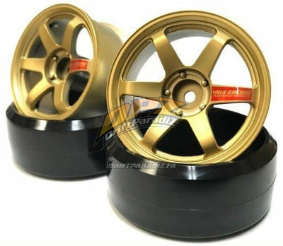 TE37 high traction wheels Gold metal +8 - LAB
