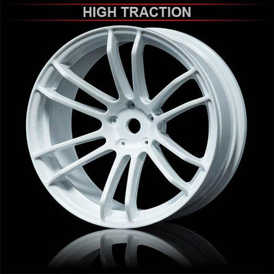 TSP +5 white high traction rims - MST