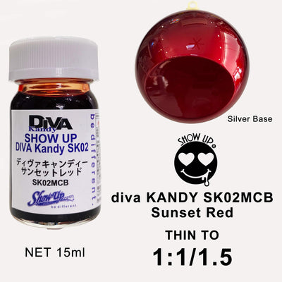 Kandy DIVA - Sunset red - Show UP