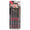 SET OF 4 RED AND BLACK SCREWDRIVERS 1.5 / 2 / 2.5 AND 7MM SOCKET - HTR