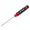 SET OF 4 RED AND BLACK SCREWDRIVERS 1.5 / 2 / 2.5 AND 7MM SOCKET - HTR