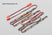 Kit neon rc drift 1/10 Red flexible - YOKOMO