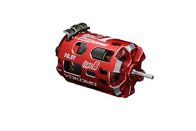 Brushless motor - DX1R 10.5T high RPM - RED - YOKOMO