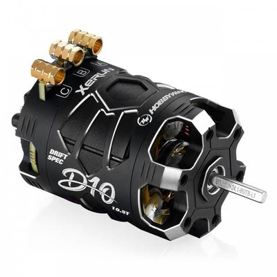 Xerun D10 Brushless drift motor - 10.5T - Black/grey - HOBBYWING