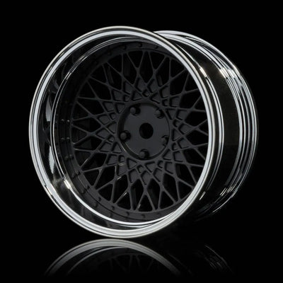 501 Offset adjustable wheels Chrome/matte black - MST