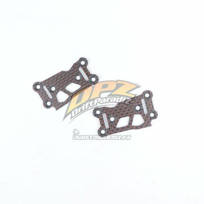 Carbon rear triangles plate Red - 3Racing