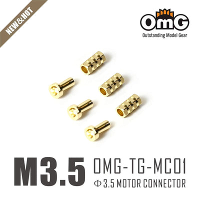 Prises moteur 3.5mm Males/Femelles - OMG