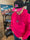 Hoodie Pullover Pink - Black drift