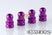 HG shock absorber Violet aluminum spherical plain bearings - OVERDOSE