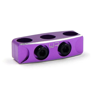 Cable clamp 12-14AWG - Aluminium Violet type B - Yeah Racing